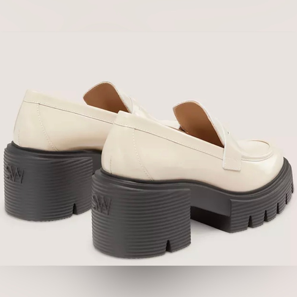 NWT Stuart Weitzman Soho Loafer Dune Size 9B Runs Small and Fits 8.5B - Picture 6 of 12